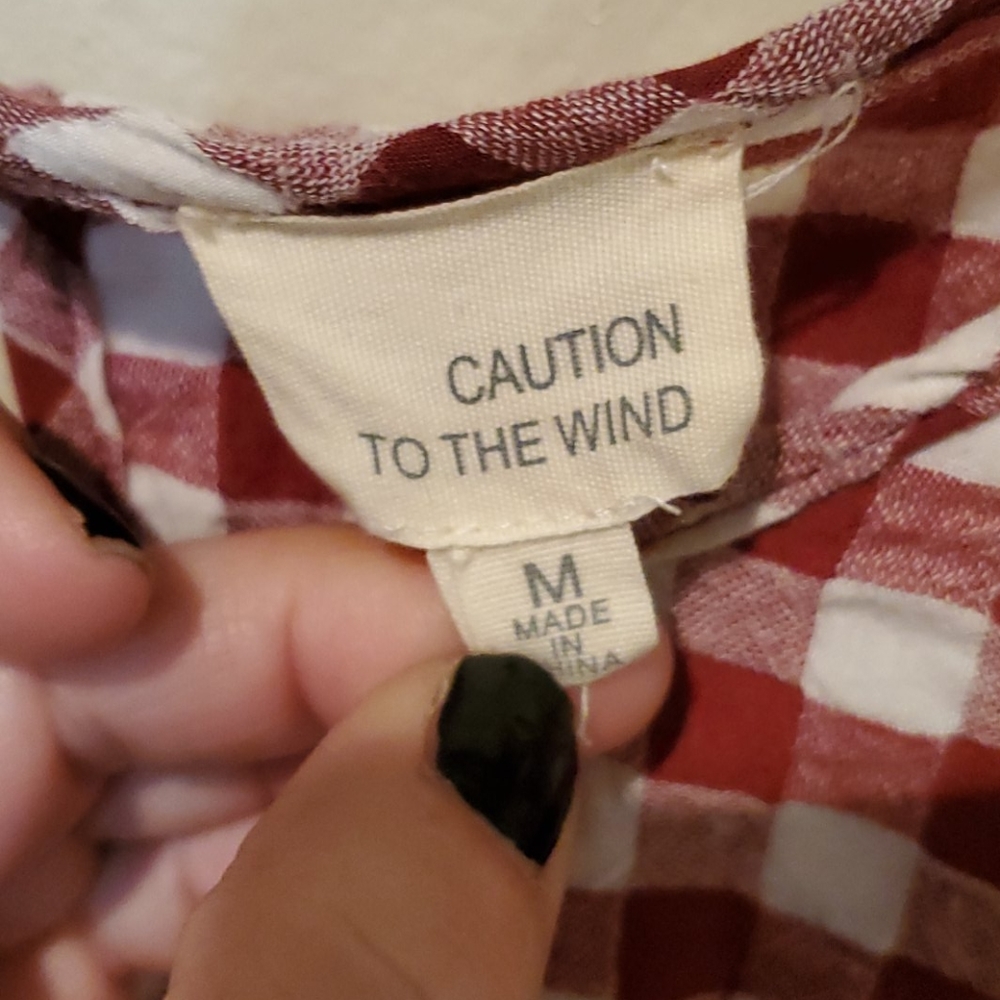 ❤ANTHROPOLOGIE CAUTION TO THE WIND TOP/SHIRT, M - Picture 2 of 4